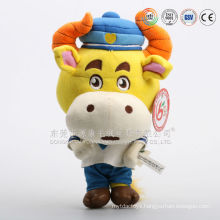 Import cow shape gifts cartoon plush cow toy from alibaba china factory